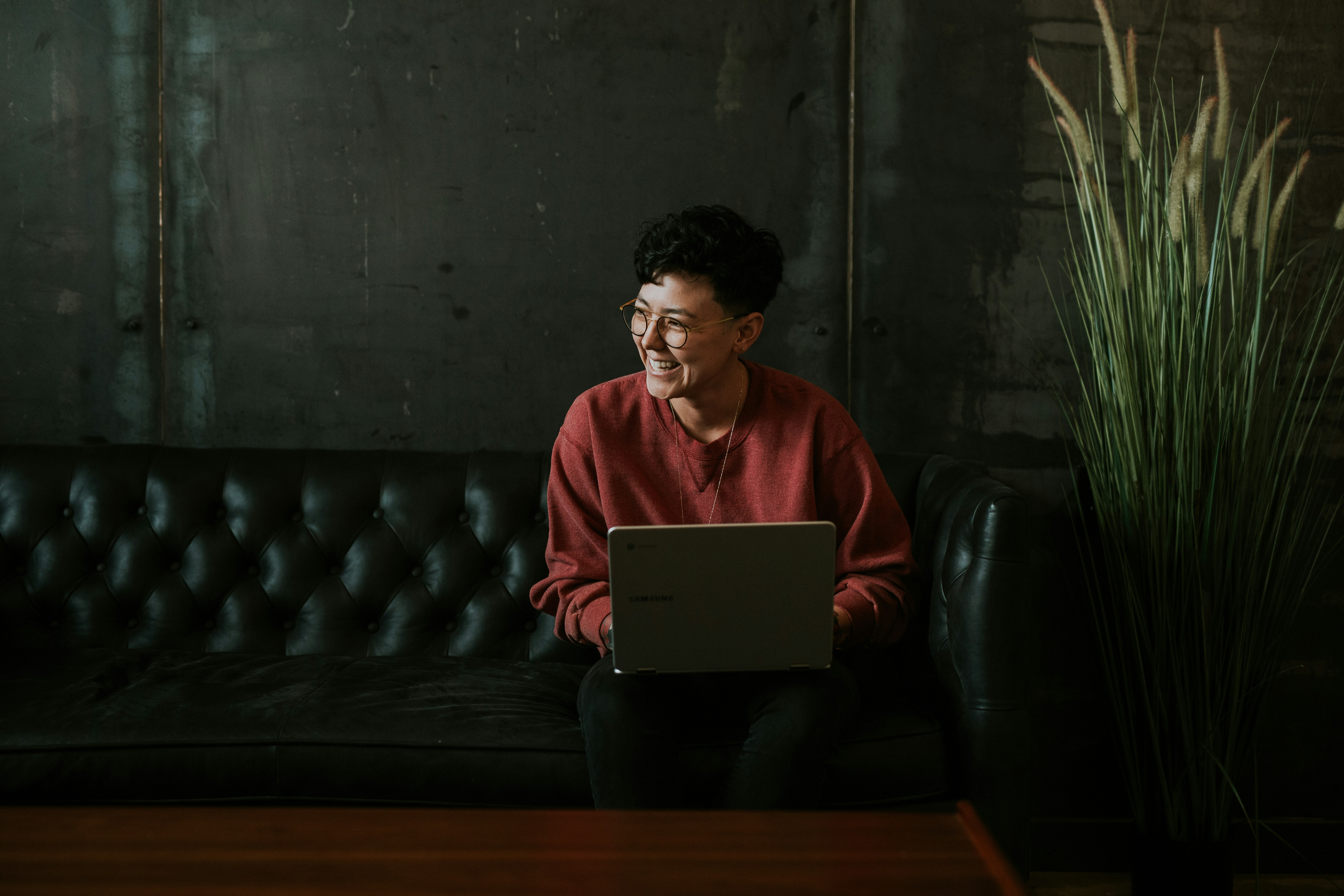 Admin support specialist working from a laptop