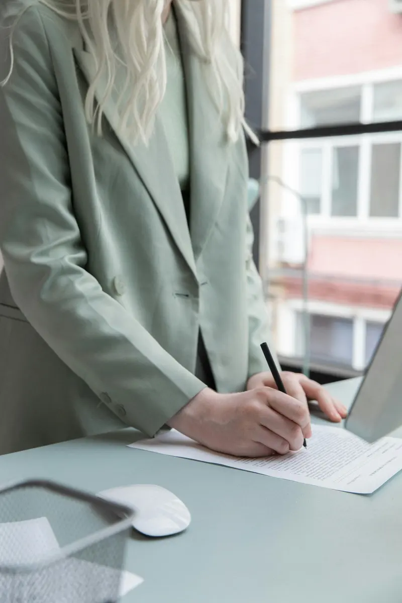 Business registration document signing